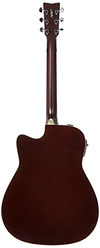 Yamaha – FX370CTBS – Guitare Electro-Acoustique à Pan Coupé – Tobacco Brun Sunburst - Les Beatles, Paul McCartney, John Lennon, RIngo Starr, George Harrison Yamaha - FX370CTBS - Guitare Electro-Acoustique à Pan Coupé - Tobacco Brun Sunburst – Image 3