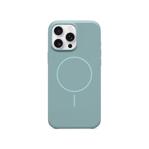 Beats Coque pour iPhone 16 Pro Max â Compatible MagSafe, RevĂȘtement Protecteur Anti-Rayures, Design Fin, revĂȘtement intĂ©rieur en Microfibre â Bleu tempĂȘte