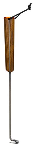 Traeger Grills BAC533 BBQ Pig Tail Accessory, Silver with Brown