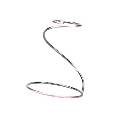 Alipis Soporte para Gotero de Café en Forma de S de Hierro en Color Latón Antiguo Portavasos para Filtro Compacto y Ligero Accesorio para Preparación de Café Manual Adecuado para Uso