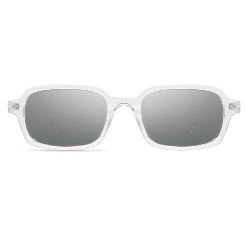 Image of SOJOS Trendy Rectangle Polarized Sunglasses Womens Mens SJ2610