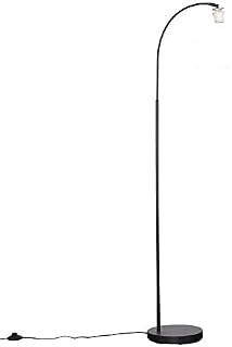 Modern Designer Style Black Curved Stem Floor Lamp Base
