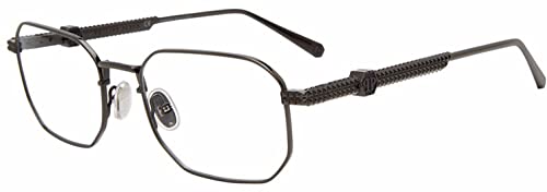 Philipp Plein Unisex VPP062M Sunglasses, Total Shiny Gun, 54