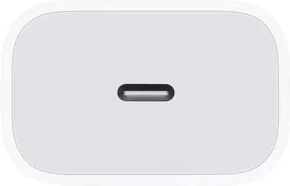 Image of Original 20W Type C Wall Charger /Adapter, Fast Charging for iPhone 15, 14, 13, 12, iPad & Other USB-C suported Devices - White