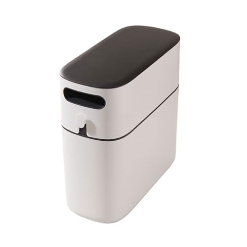 Cubo de basura estrecho decorativo que elimina olores molestos en baños y cocinas