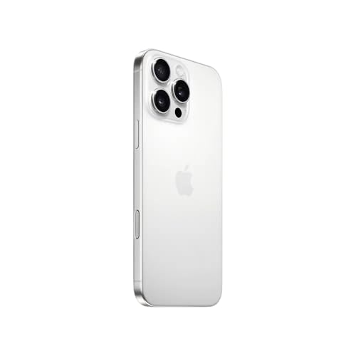 Image of Apple iPhone 16 Pro Max, 512GB, White Titanium - Unlocked (Renewed)