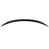 For Mercedes Benz CLS Class C257 2019-2022 Car Rear Trunk Roof Spoiler Wing White Glossy Black Carbon Fiber Look