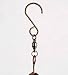 Wind & Weather Copper-Plated Dual Spiral Hanging Metal Wind Spinner, Steel, Ultra-Sensitive, Double Spinner, Kinetic Garden Art, Spinner 10