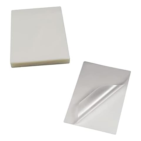 PXRLMYF Laminating Pouches Laminator Pockets Sealer Film Laminator Set for Home Office School Picture Documents Photo Pack of 200, Clear, 15x10x1.8cm (RL20211126A022) Cover