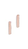 Taner Bar Mini Studs (Rose Gold) Rose Gold