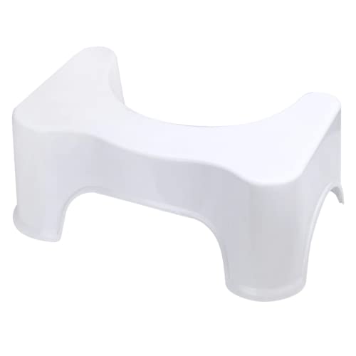 JJA Bathroom Toilet Stool, Foot Step Stool, Footstools, Squat Original for Constipation Piles Relief Foot Stool - Anti-Slip Bathroom Accessories (Light Grey) - Image 5