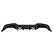 HECASA Rear Diffuser Compatible with 2019-2022 Toyota Corolla/Auris Hatchback Bumper Lip Spoiler Splitter ABS Plastic Painted Black