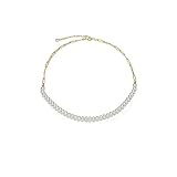 Collares Collar de perlas 6-7 mm Agua dulce usando joyería femenina Colgantes de mujer