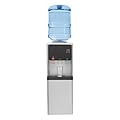 LyeXD Top Loading Water Cooler Dispenser, 500 W Hot and Cold Water Dispenser for 5 Gallon Bottle with Storage Cabinet, Electric Water Dispenser-3 Temperature Settings - Hot, Cold & Room Water
