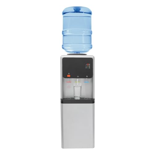 Distributore d'acqua a caricamento dall'alto 19L, Distributore d'acqua calda e fredda 500W, 3 temperature Distributore d'acqua fredda autoportante per ufficio casa, Raffreddamento elettronico