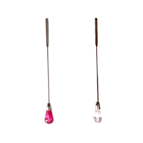 Set 2 piezas palitos y bolígrafos para uñas acrílicas miniatura 1