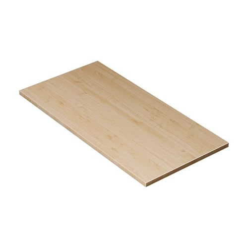 KESSLER PRO Pannello truciolato 28 mm, 90 x 60 cm, piano per mobili fai da te, per cucina, garage o officina con bordi in ABS rinforzati, rovere Hikora