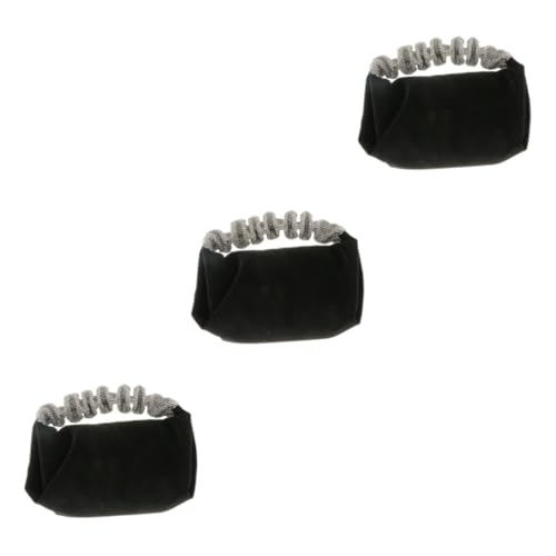 Pochette noire femme avec rhinestones SOIMISS pour soirée chic