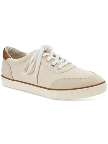 Club Room Mens Beige Lightweight Cameron Round Toe Lace-Up Sneakers Shoes 9.5 M