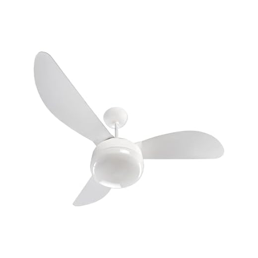 Ventilador de Teto Ventisol Fenix Branco 3 Pás, Cv3, 02 Lâmpadas Led Inclusas - 220v