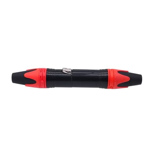 Conector XLR audio de 3 pines macho hembra color negro para cable altavoz microfono pack 5 6