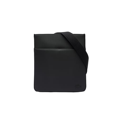 Lacoste Bolsa Crossover plana, preta, Preto, One Size