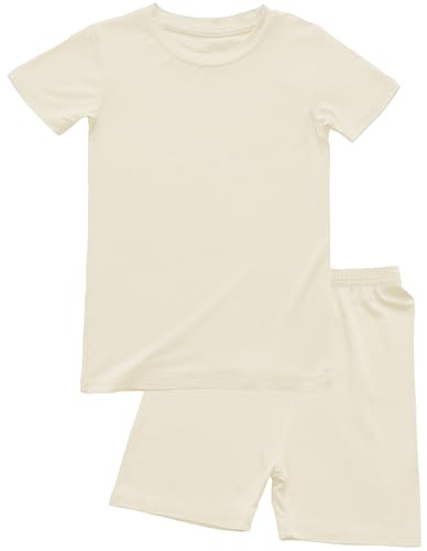 Image of BABY 2T-10Y Toddler Kids Girls Boys Soft Comfy 2pcs Set Short Sleeve Shirts and Pants Sets