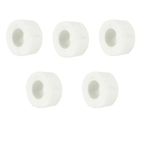 Cinta de silicona para reparación de tuberías y aislamiento Pack de 5 rollos color blanco de 1 metro