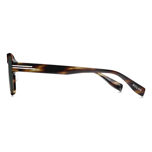 Image of BOLON Men Retro Single Bridge Aviator UV400 Sunglasses BL3100 Le mans 53mm | Exclusive Eyewear Brand of EssilorLuxottica