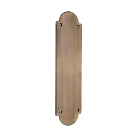Victorian Style Solid Brass Door Finger Plate Cover
