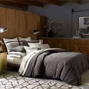 ED Ellen DeGeneres Mombasa King Duvet Cover in Charcoal