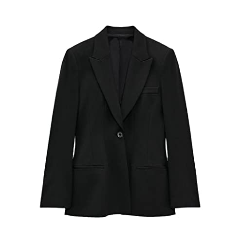 Tenue professionnelle pour le bureau ensemble veste ajustée d'automne et jupe noire L