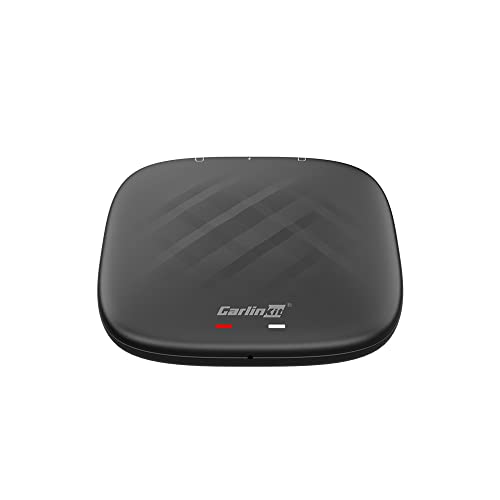 CarlinKit Mini AI Box Carplay sans Fil/Android Auto, Version Android 11.0, mémoire 3 + 32G, pour Les Voitures avec Apple CarPlay câblé en Usine, Prend en Charge Youtube, Netflix, Double Bluetooth
