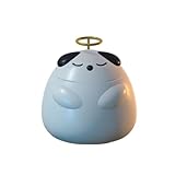 Pet Cat And Dog Shape Memorial Cremation Original Hand-made Decorative Funerary Cat And Dog Memorial Cat(Schwarz)