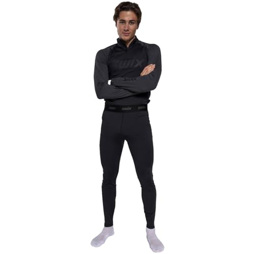 Swix Men's Racex Dry Moisture-Wicking Lightweight Stretch Slim Fit Baselayer Pants with Elastic Waistband3