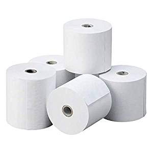 Rollo de papel Térmico 57 x 60 x 12 mm 10 Unidades valido impresoras de 58mm TPV Cajas Registradoras, Calculadoras Impresoras genericas