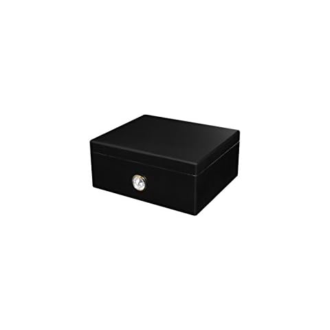 50 Cigar Rembrandt Humidor Black Cover