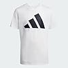 adidas Unisex Kids Essentials Big Logo T-Shirt, White/Black, 9-10 Years #5