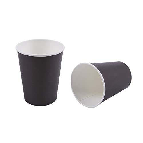 Thermocouple 60 Paper Cups (9) - Plain Solid Colours Birthday Catering(Black) - Afbeelding 5