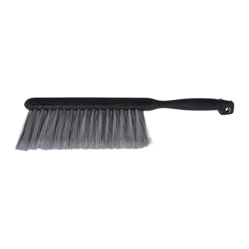Image of SPARTA Flo-Pac Counter Brush, Bench Brush, Dustpan Brush with Flagged Bristles for Counters, Floors, And Fireplace, 8 Inches, Gray