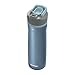 Contigo Clybourn Chill Stainless Steel FreeFlow Filter Water Bottle with AUTOSEAL, 24oz., Dark Ice