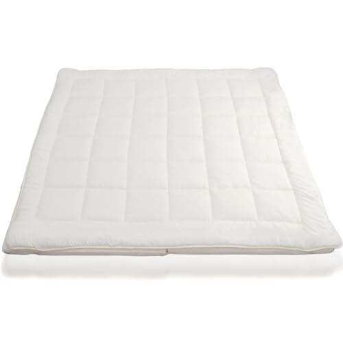 テイジン ファミリー敷布団 ベージュ 防ダニ 抗菌防臭 連結分解可能 床つきしない厚み 通気性 クッション性 洗える 敷パッド付き ファミリーマットレス マイティトップU テイジングループ直営限定 (5人用(280*210cm))