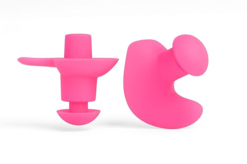 Image of James HealthPlus 1 Pair Earplugs Waterproof Soft Texture Silicone Portable Ear Plugs for Water Sports Swimming with Storage Box