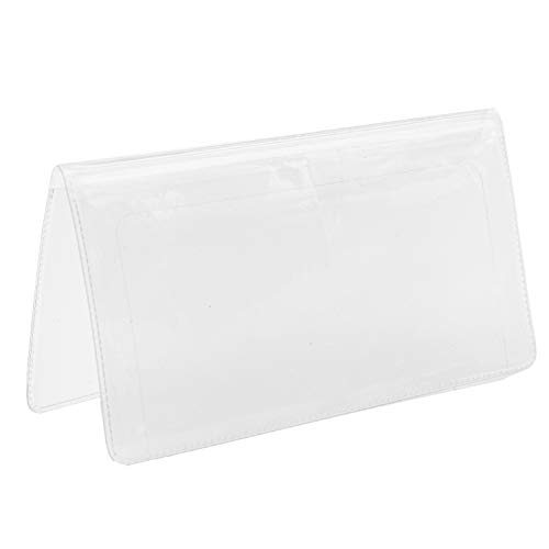 Clear Vinyl Checkbook Cover for Top Tear Personal Checks - //coolthings.us