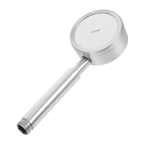 Lurrose Ducha De Baño Ducha De Mano Ahorro De Agua En Cabezal De Ducha Potentes Cabezales De Ducha De Alta Presión Decoración Del Baño Silver Acero Inoxidable