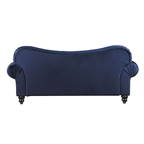 Acme Furniture Sofa, Navy Velvet #TOP2