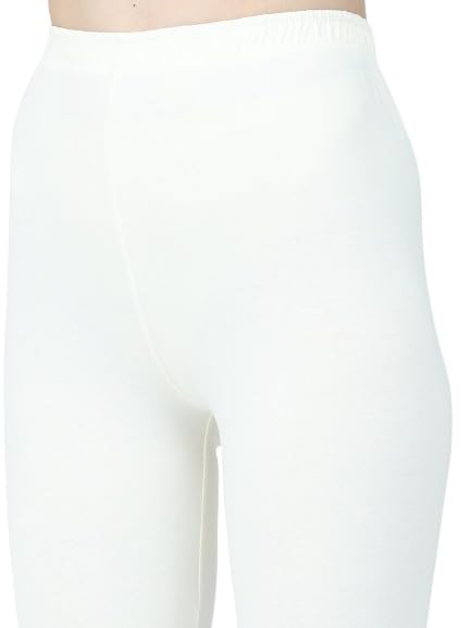 Image of Robinbosky Premium Stretchable Cotton Ankle Legging for Women | Suitable for Formal wear & Casual wear | High-End Elastic Makes The Leggings Squat Proof and Durable for Travel, Yoga, & Workout.