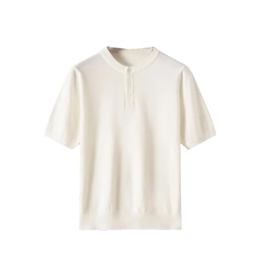 Men's Pullover Sweaters O Neck Short Sleeve Loose Knitted Plus Size Sweaters Tops