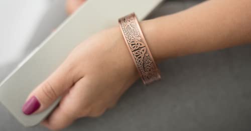 Vicmag Copper Bracelet For Women Men Brazaletes 100% Solid Pure Copper Jewelry Gift Cuff Bangles #TOP6