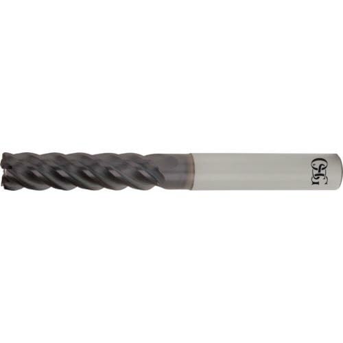 ＯＳＧ ＦＸコート チタン合金加工用不等リードエンドミル ５刃ロング ＵＶＸ コーナー半径１ｍｍ 刃径１６ｍｍ 刃長６４ｍｍ 首下長